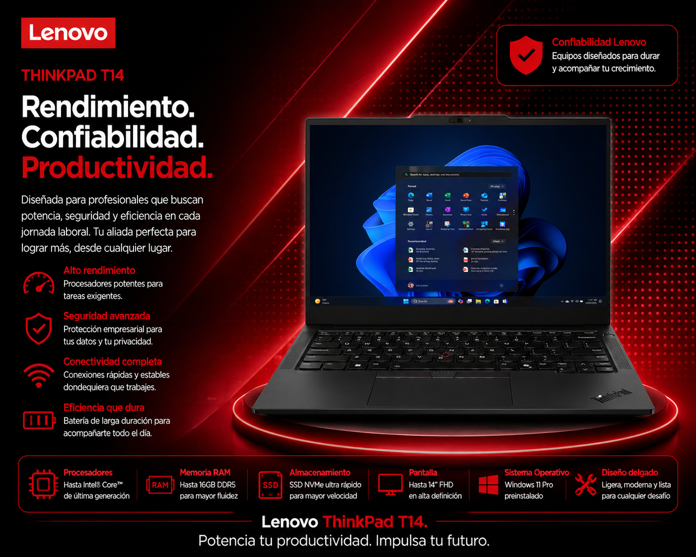 LENOVO ThinkPad T14 G6 - 21QD0014LM