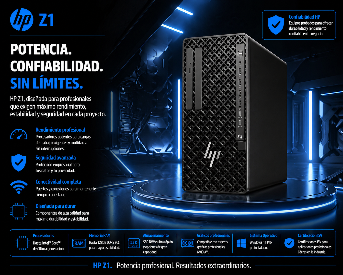 HP Z1 G1i Tower - D5BK2LT