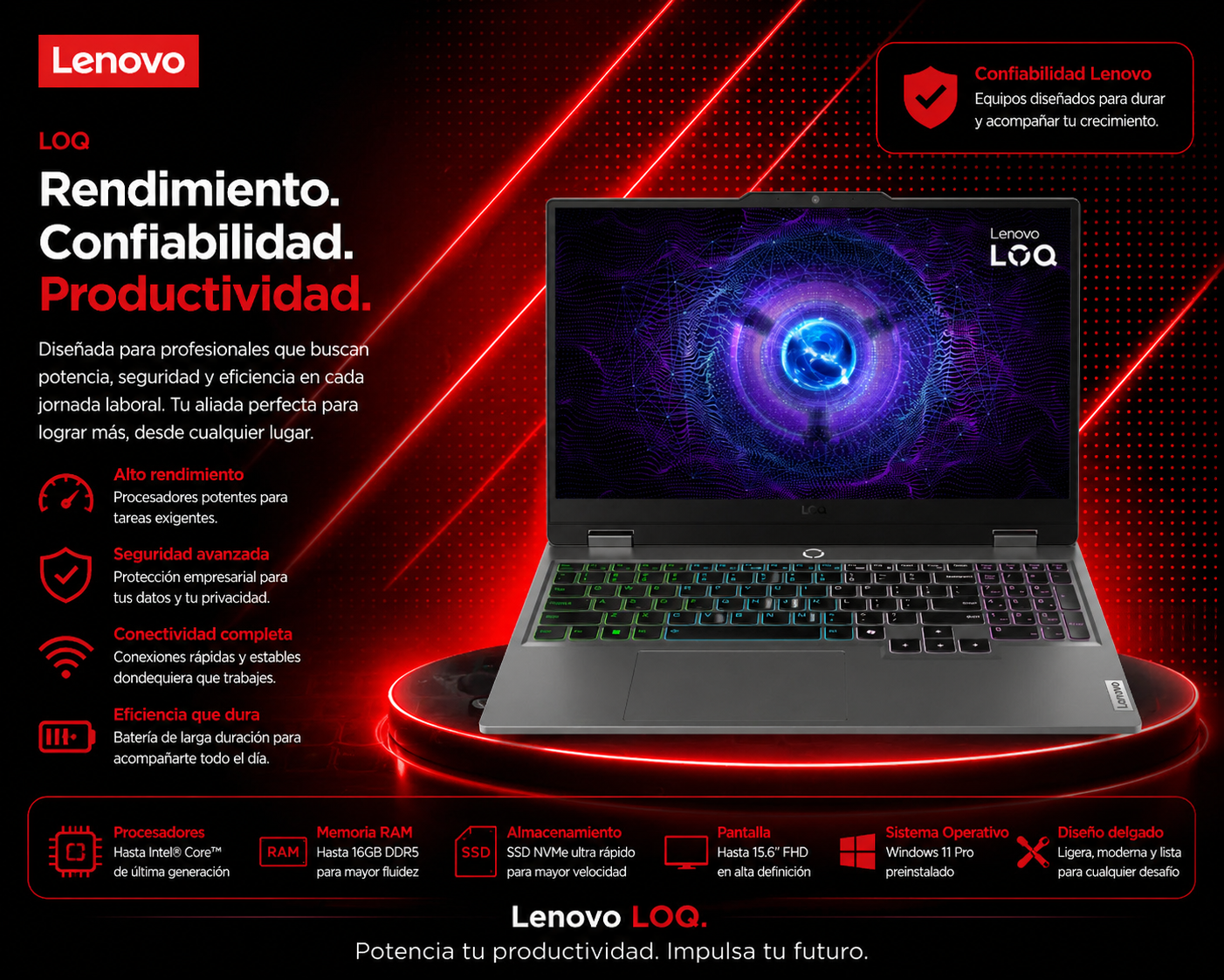LENOVO LOQ 15IAX9 - 83GS00TKLM