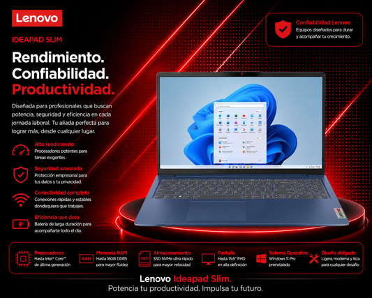 LENOVO IdeaPad Slim 3 15IRH10 - 83K100NALM