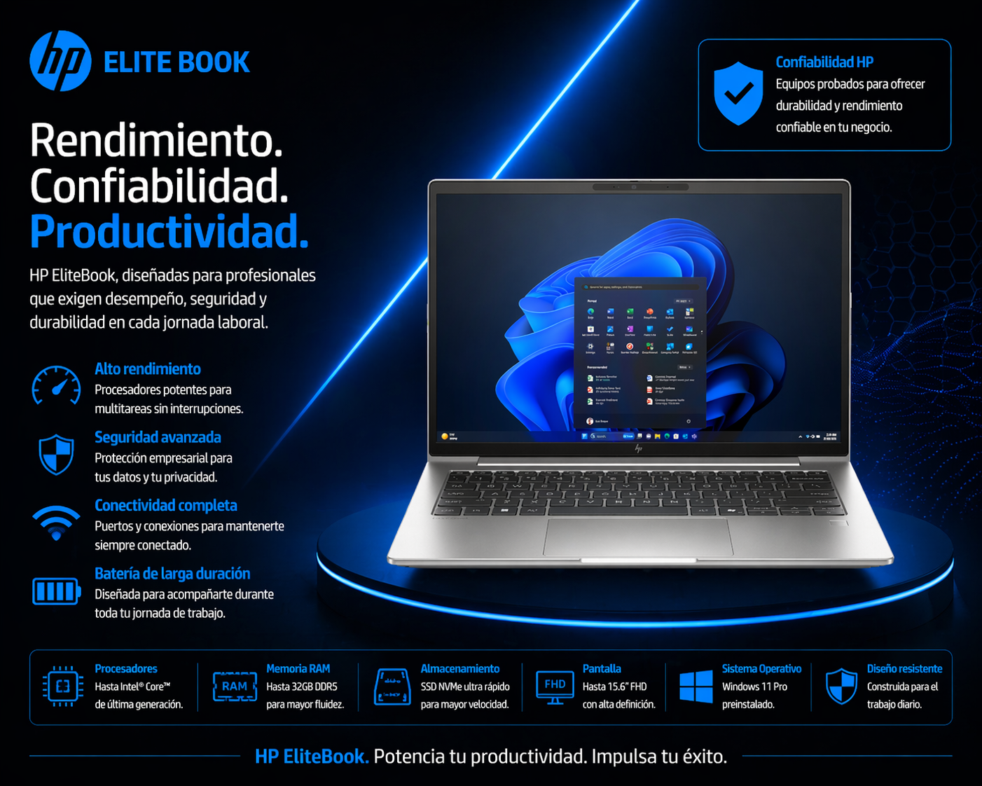 HP EliteBook 6 G1i - D66V9LT