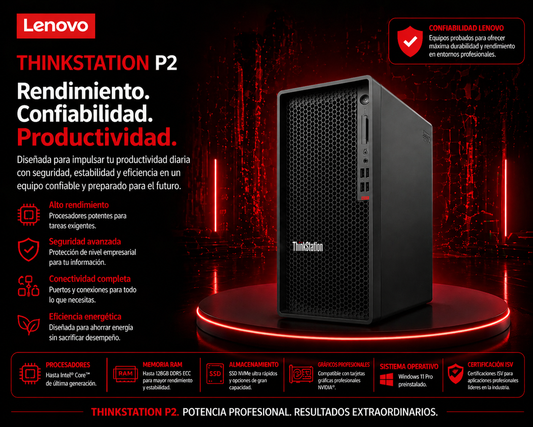 LENOVO ThinkStation P2 G2 - 30JR000WLM