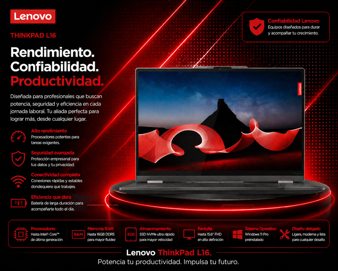 LENOVO ThinkPad L16 G2 - 21SB000KLM