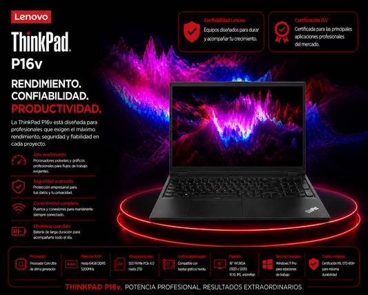 LENOVO ThinkPad P16v G3 - 21RT000ALM
