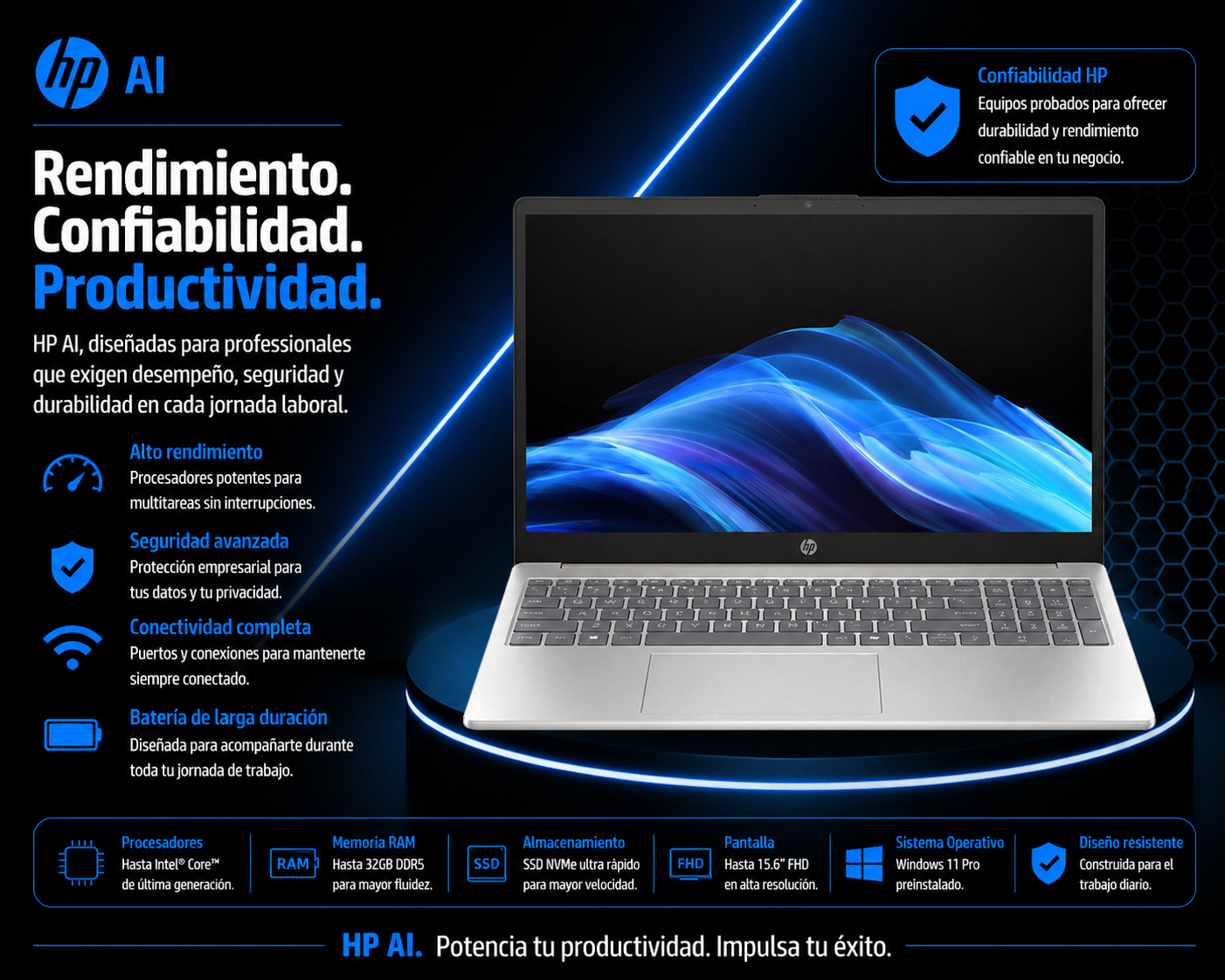 HP AI 15-fd2378la - D3XX8LA
