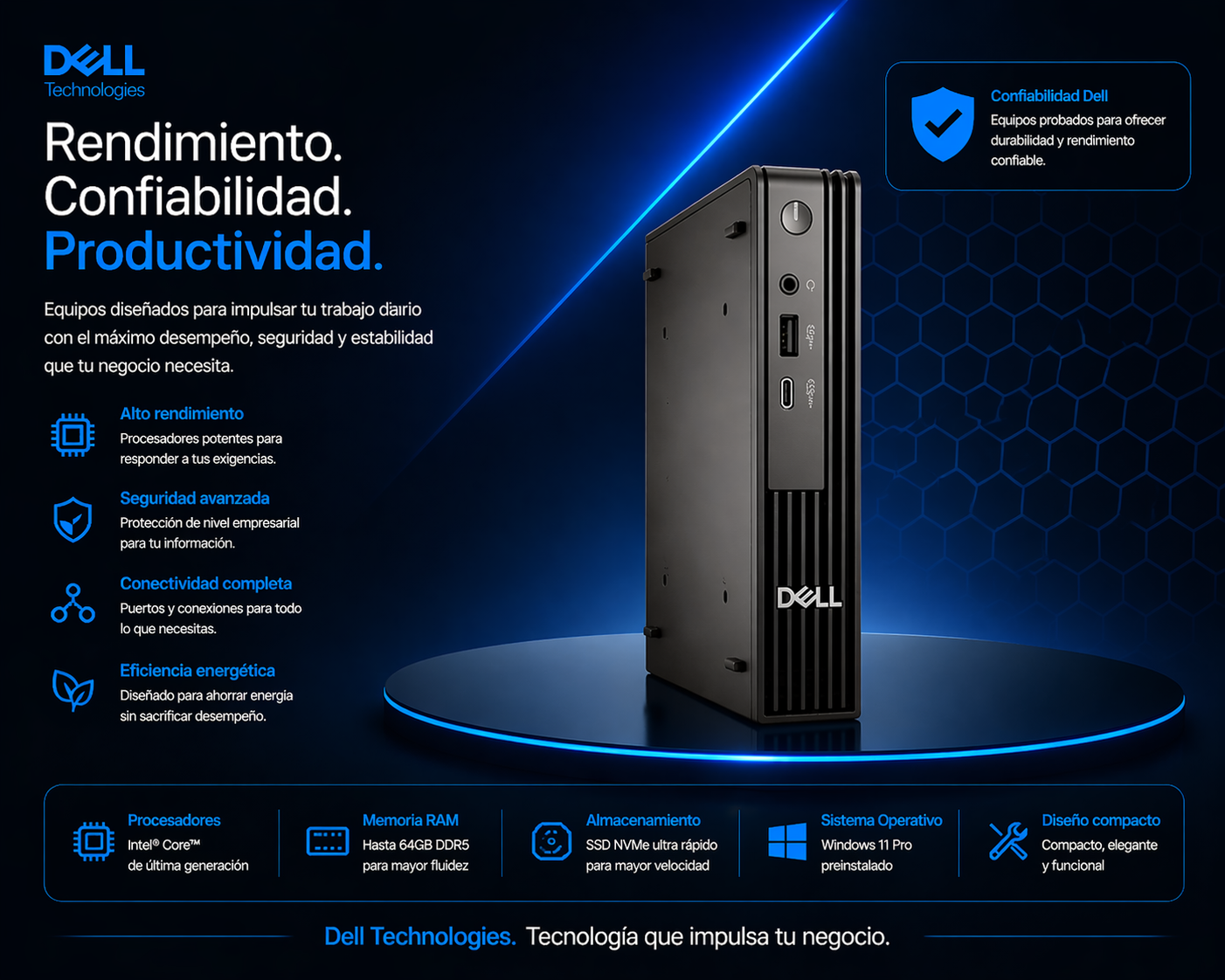 DELL Pro QCM1250 - DDD75