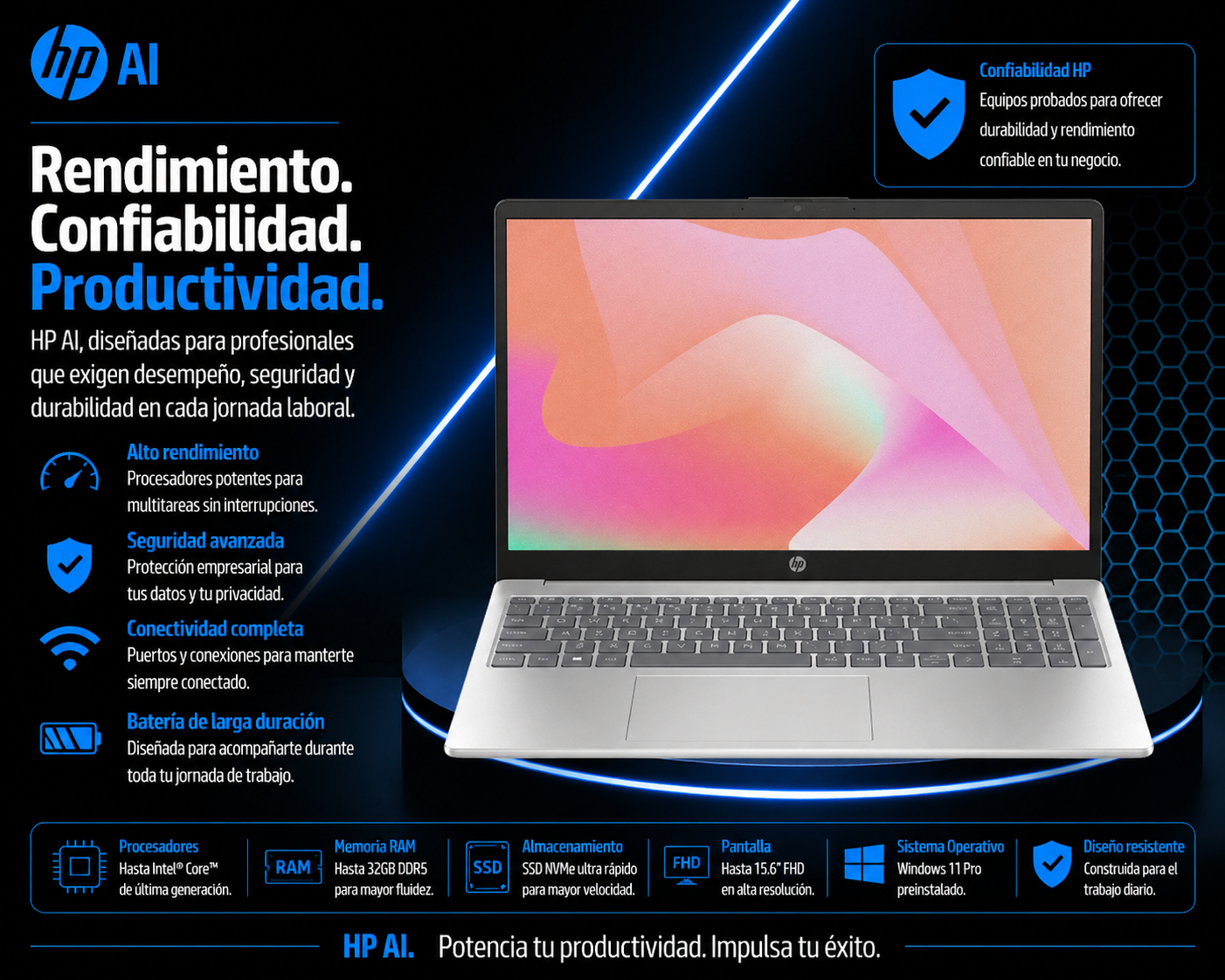 HP AI 15-fd2369la - D3XX4LA
